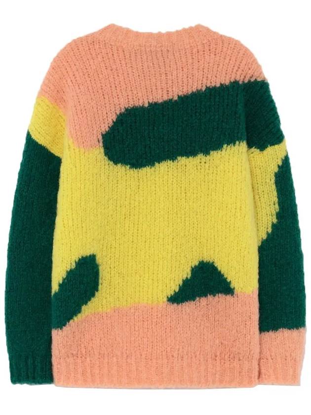 Kids Athens Embroidery Color Block Knit F21089 099GN - THE ANIMALS OBSERVATORY - BALAAN 3