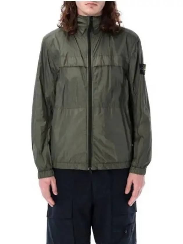 Crinkle Reps Hooded Jacket Dark Green - STONE ISLAND - BALAAN 2