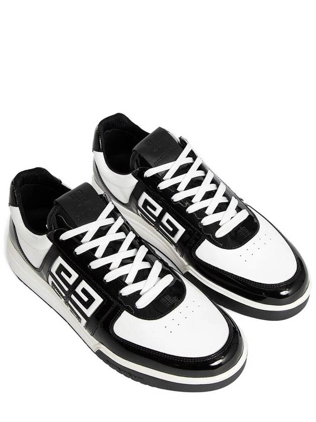 G4 Patent Leather Low Top Sneakers Black - GIVENCHY - BALAAN 3