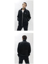 Men's Monogram Rucker Logo Zip-Up Track Jacket Black - MOOSE KNUCKLES - BALAAN 6