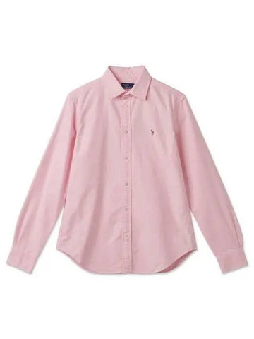 W Classic Fit Oxford Shirt Pink - POLO RALPH LAUREN - BALAAN 1