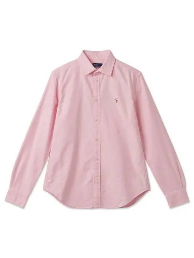 W Classic Fit Oxford Shirt Pink - POLO RALPH LAUREN - BALAAN 2