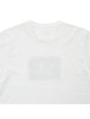 Stitch Logo Cotton Short Sleeve T-Shirt White - CP COMPANY - BALAAN 8