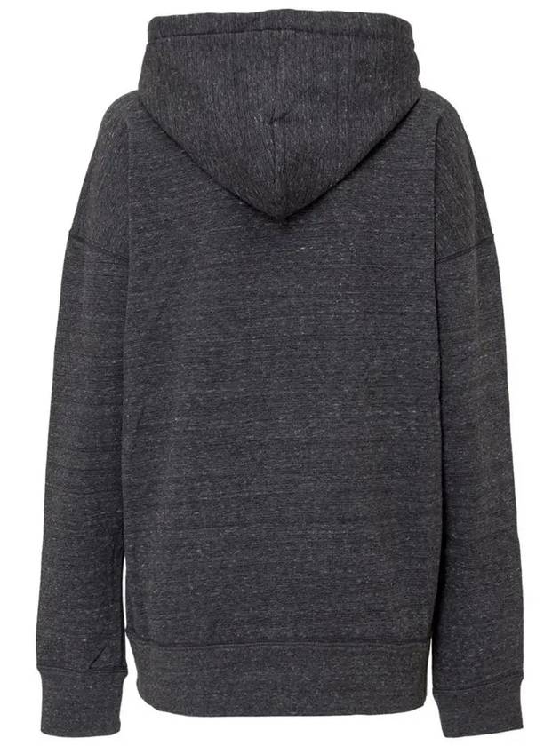 Mansel Big Logo Hoodie Anthracite - ISABEL MARANT - BALAAN 4