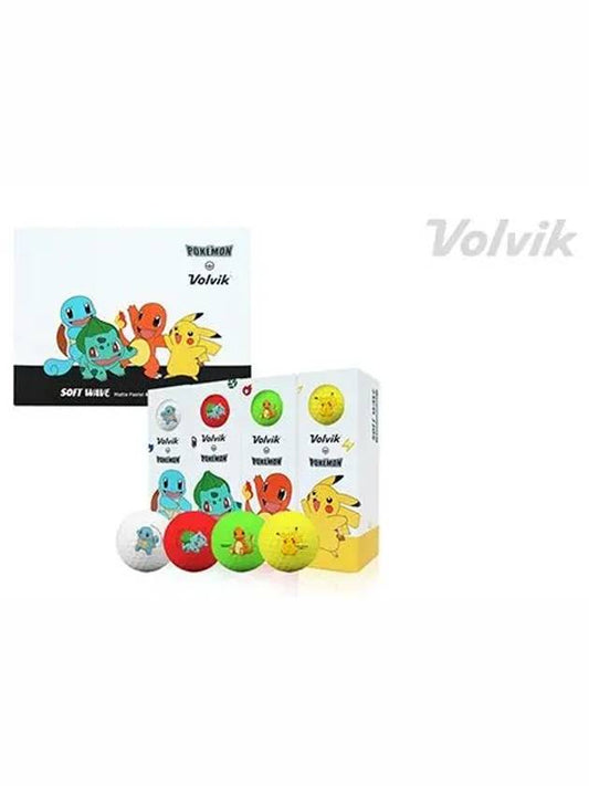 Softwave Pokemon Edition Golf Balls 3 Piece 12 Balls - VOLVIK - BALAAN 2