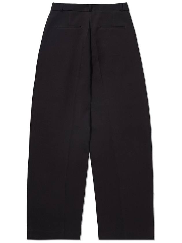 Wide Two Tuck Slacks Black - LESEIZIEME - BALAAN 10