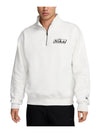 Quarter Zip Sweatshirt Summit White - NIKE - BALAAN 1