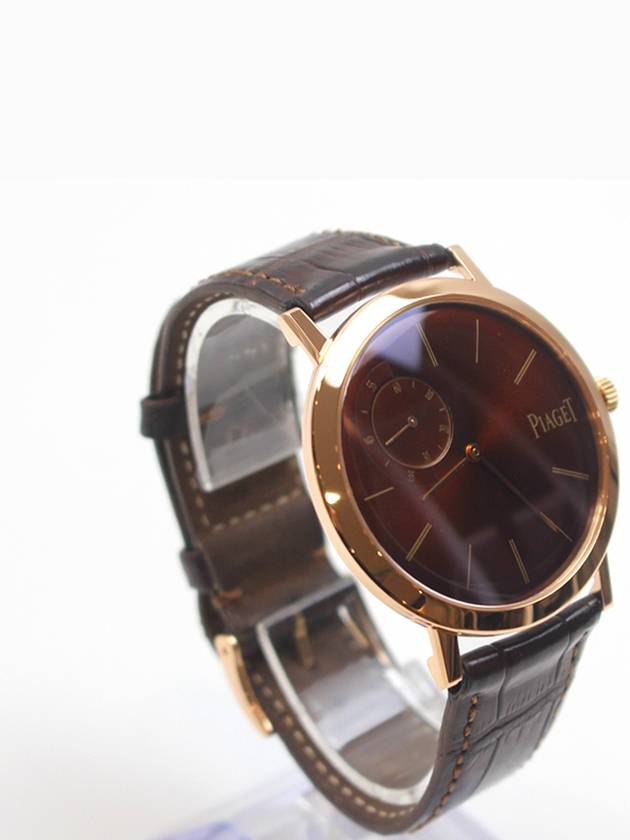 Altiplano See through Back Rose Gold Box Men s Watch 41mm P10582 - PIAGET - BALAAN 3