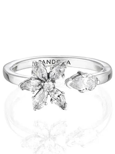 Women's Sparkling Herbarium Cluster Ring White - PANDORA - BALAAN 2