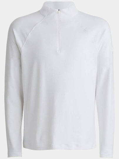 Men's Luxe Quarter Half Zip Layer Long Sleeve T-Shirt White - G/FORE - BALAAN 2