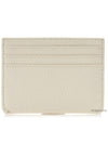 Embroidered Logo Calfskin Card Wallet Ivory - MARNI - BALAAN 4