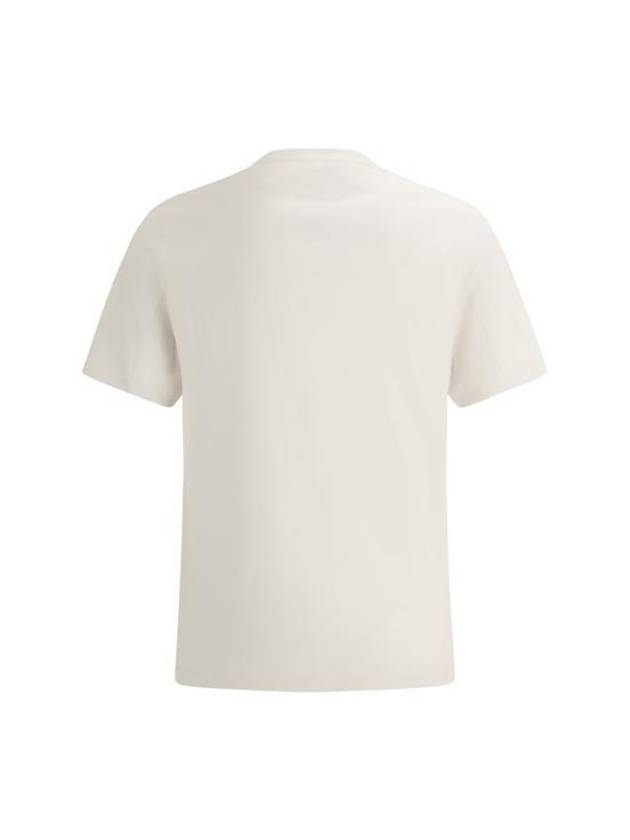 Solomeo Print Short Sleeve T-Shirt White - BRUNELLO CUCINELLI - BALAAN 5