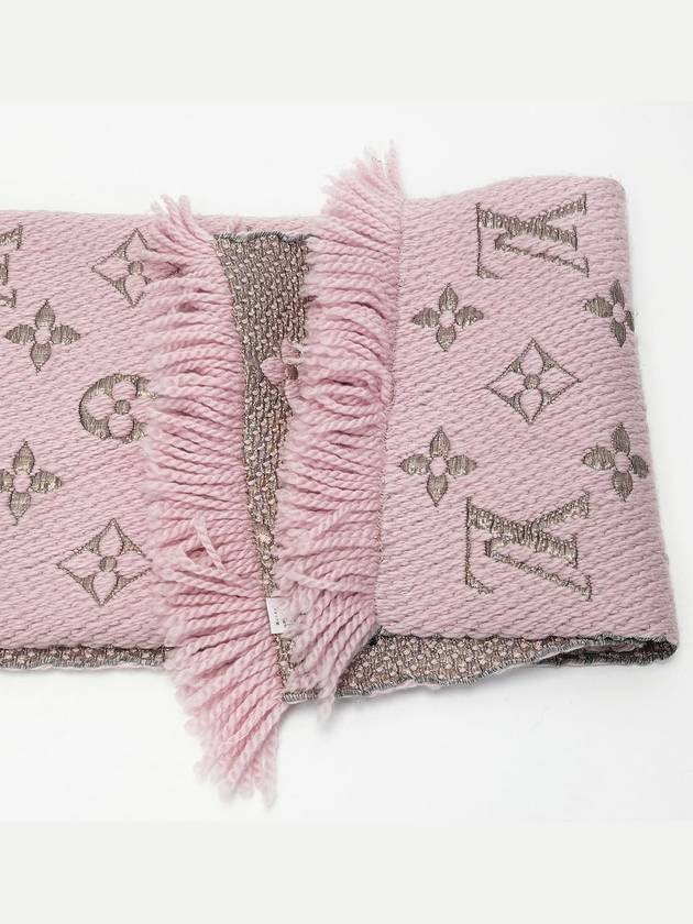 Monogram Light Pink Escharf Logo Mania Muffler 4VLVF22720 - LOUIS VUITTON - BALAAN 3