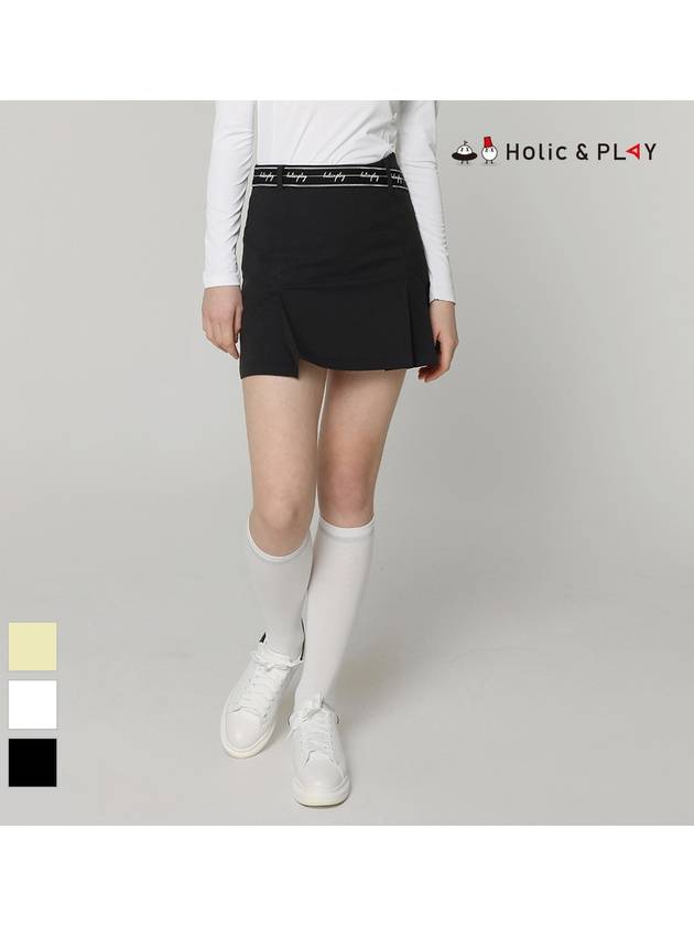 Holic Logo Point Deformed Pleats CulottesHD2WCU003 - HOLIC&PLAY - BALAAN 4