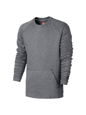 Tech Fleece Pocket Long Sleeve T-Shirt Grey - NIKE - BALAAN 1