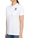 Women's Boke Flower Polo Shirt White - KENZO - BALAAN 3