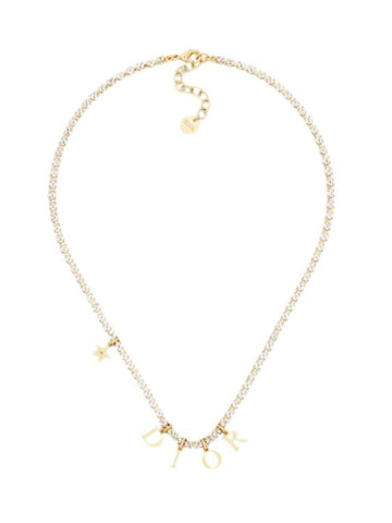 Revolution Crystals Necklace Gold - DIOR - BALAAN 1