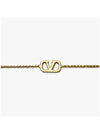 Valentino 4W2J0F84 YCW MH5 J0F84 Garavani V logo crystal bracelet - RED VALENTINO - BALAAN 5