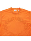 Embroidered Logo Short Sleeve T-Shirt Orange - BURBERRY - BALAAN 4