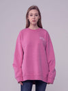 Pigment Heavy Cotton Sweatshirt Magenta - ICONOGRAPHY - BALAAN 5