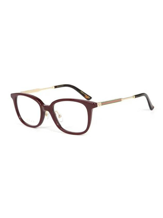 Eyewear Square Eyeglasses Burgundy - GUCCI - BALAAN 2