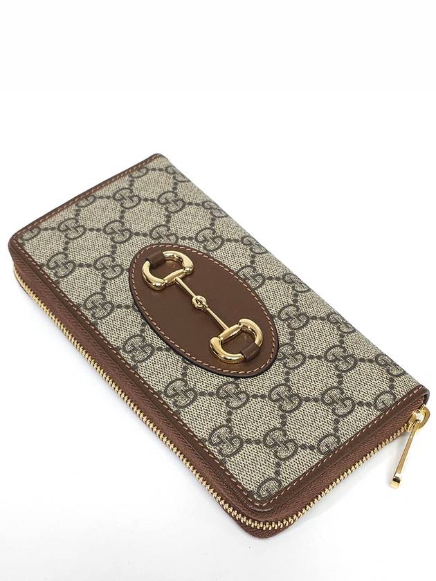 621889 Horsebit 1955 gold zip up long wallet - GUCCI - BALAAN 3