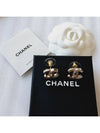 CC logo quilted earrings crystal gold ABB974 - CHANEL - BALAAN 9