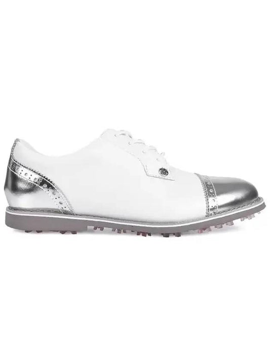 Women's Gallivator Cap Toe Spikelees Snow Sharkskin - G/FORE - BALAAN 1