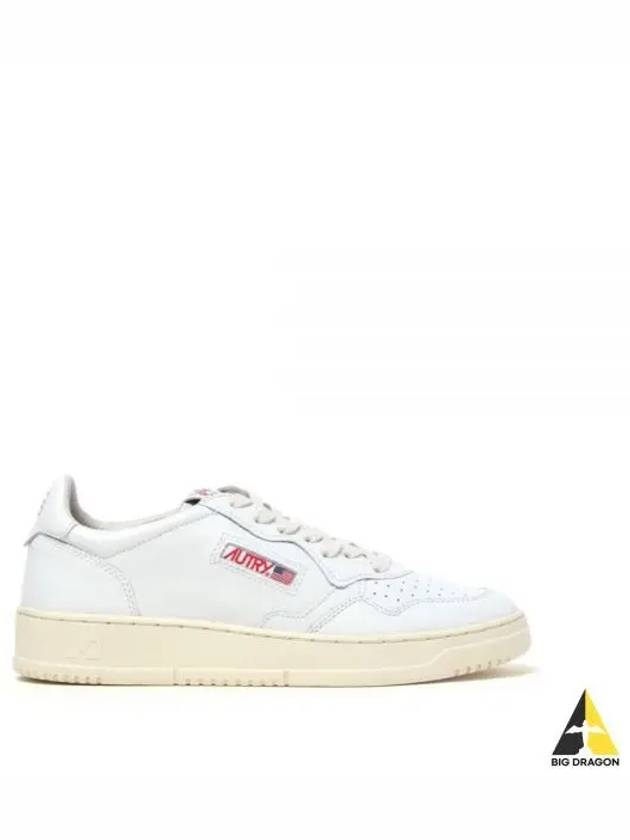 Men's Medalist Leather Low Top Sneakers White - AUTRY - BALAAN 2