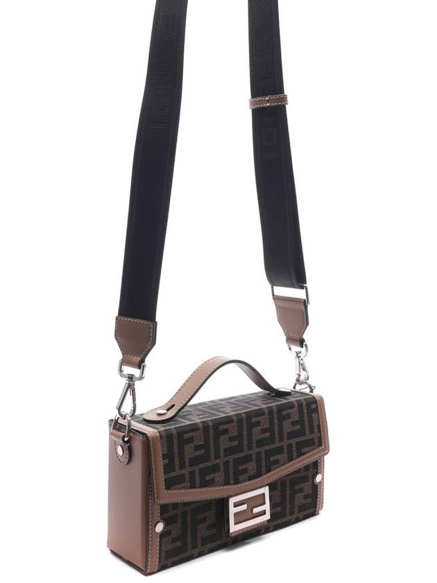 Baguette Soft Cross Bag Brown - FENDI - BALAAN 4