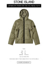 Garment Dyed Crinkle Reps Down Padded Olive - STONE ISLAND - BALAAN 3