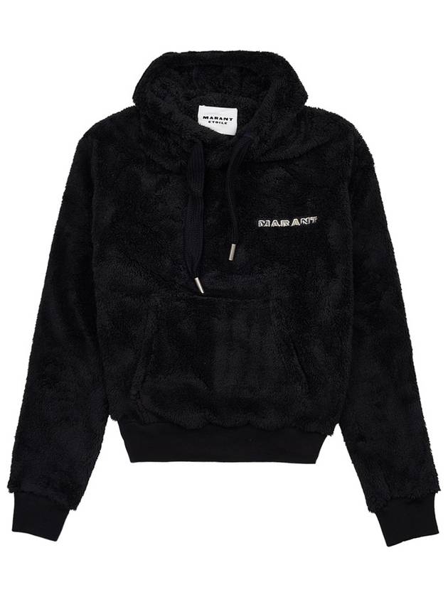 Maeva Logo Hoodie Black - ISABEL MARANT - BALAAN 3