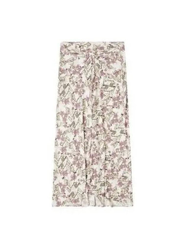 Women s Flower Midi Skirt Multi JU0038FA A1K33I - ISABEL MARANT - BALAAN 1