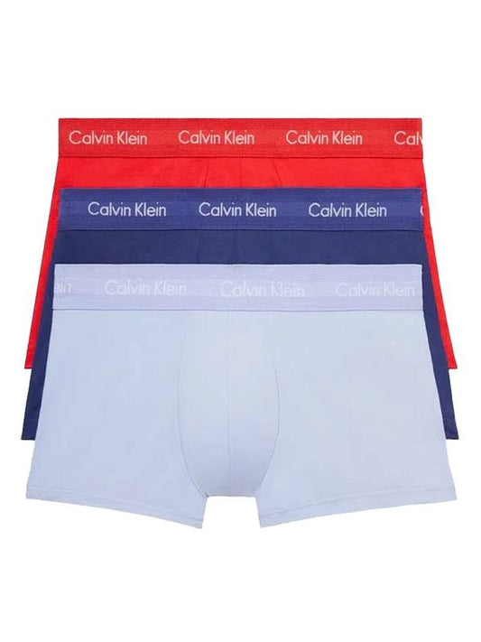 Men's Logo Band Cotton Stretch Briefs 3-Pack - CALVIN KLEIN - BALAAN 1