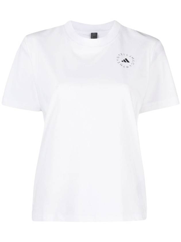 by Stella McCartney short sleeve t-shirt HR9167 WHITE - ADIDAS - BALAAN 2