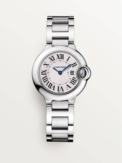 Ballon Bleu Quartz Dial Watch Silver White - CARTIER - BALAAN 2