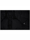 Garment Dyed Crinkle Reps Recycled Nylon Hoodie Padding Black - STONE ISLAND - BALAAN 5