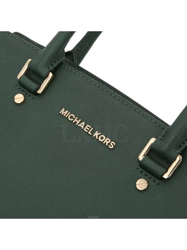 MK Brie Satchel Medium Saffiano Tote Bag - MICHAEL KORS - BALAAN 7