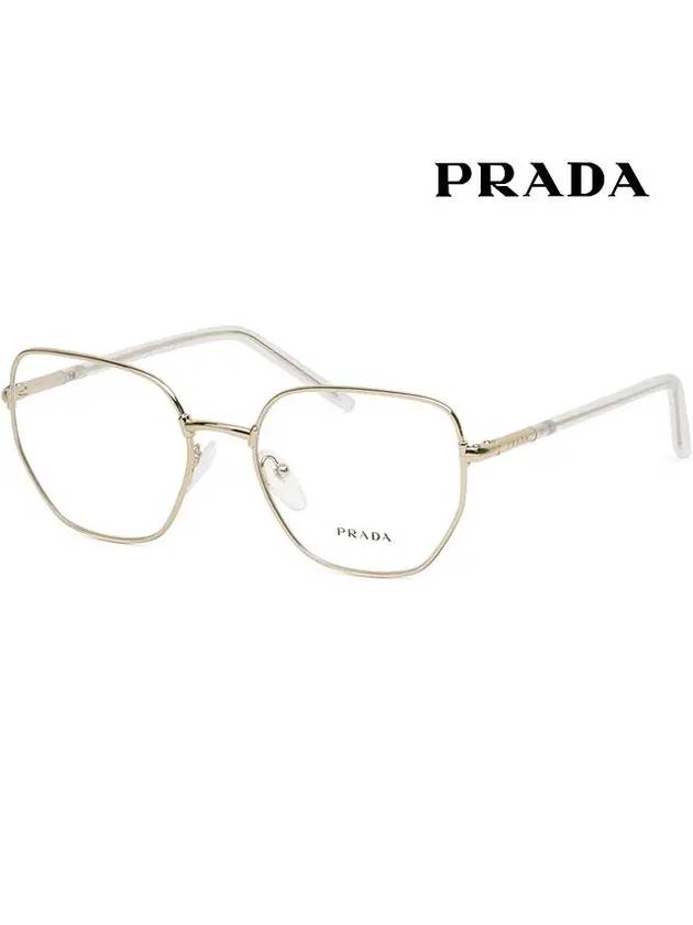 Eyewear Cat Eye Glasses Gold - PRADA - BALAAN 5