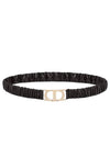 30 Montaigne Stretch Leather Belt Black - DIOR - BALAAN 2