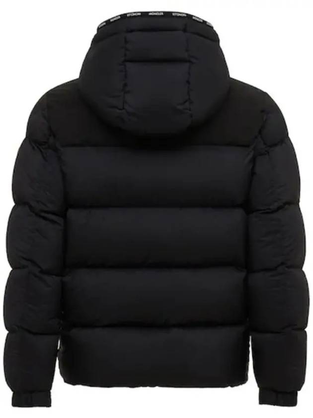 WARGNIER Wagner logo trim hooded quilted down padded jacket - MONCLER - BALAAN 2