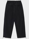 Cotton Nylon Parashute Wide Pants Black - NOIRER FOR WOMEN - BALAAN 4