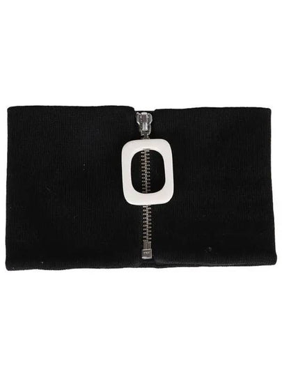 Zip Up Wool Neckband Black - JW ANDERSON - BALAAN 2