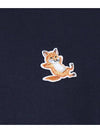 Chillax Fox Patch Classic Sweatshirt Navy - MAISON KITSUNE - BALAAN 6