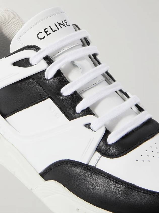 CT 07 Calfskin Low Top Sneakers White - CELINE - BALAAN 4