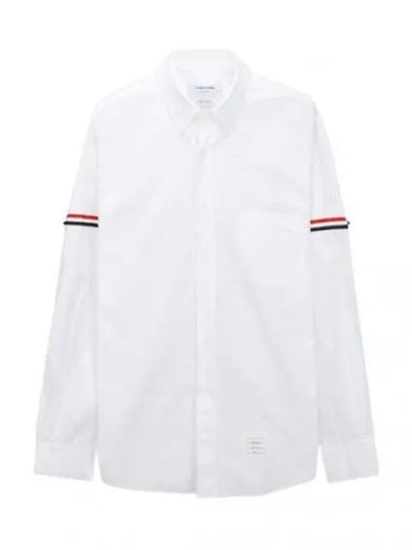 RWB armband poplin shirt - THOM BROWNE - BALAAN 1