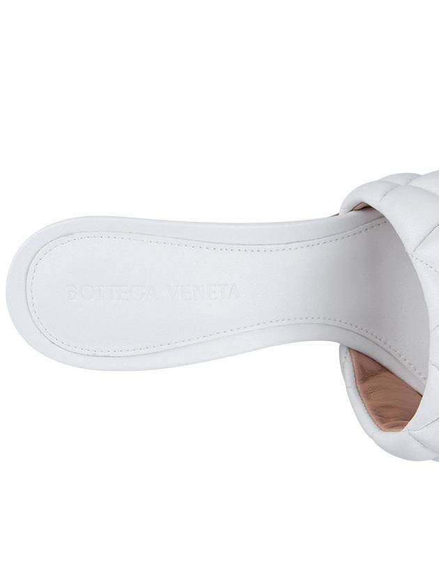 Quilted Sandals Heel White - BOTTEGA VENETA - 9