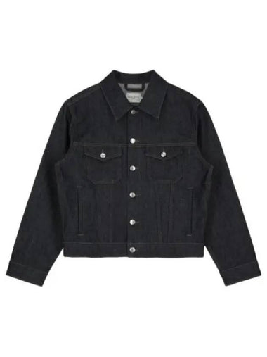 Trucker Denim Jacket Indigo - MAISON KITSUNE - BALAAN 1