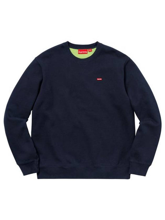 Contrast Crew Neck Navy CONTRAST CREWNECK - SUPREME - BALAAN 1