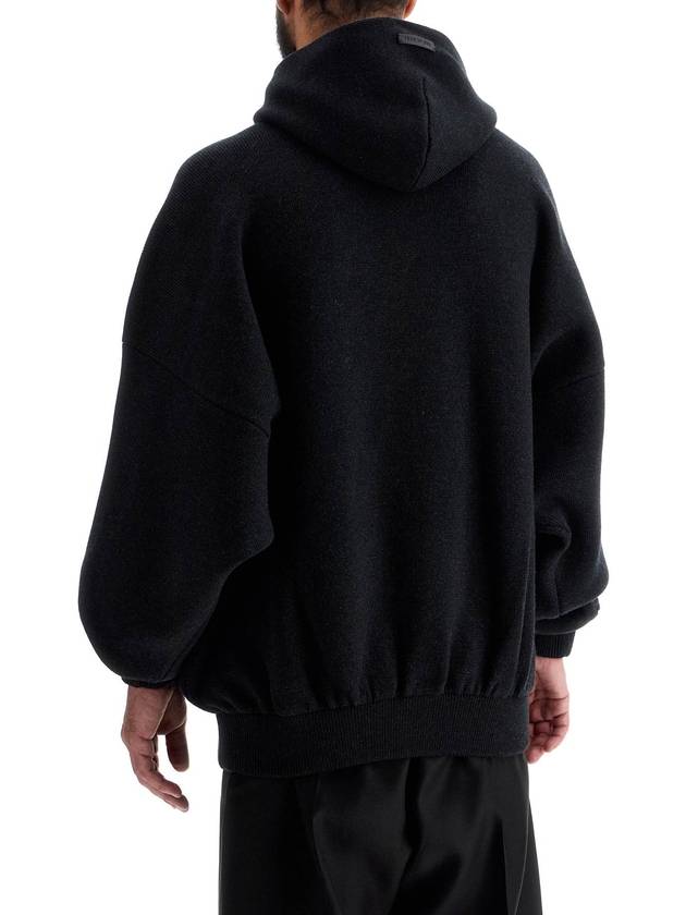 hooded knit sweatshirt with - FEAR OF GOD - BALAAN 3